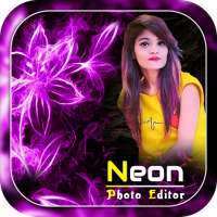 Neon Flower Photo Editor on 9Apps