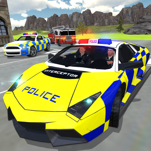 UK Police Car Crime Driving icon