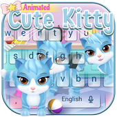 Animated Cute Kitty Keyboard icon