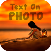 Text on Photo icon
