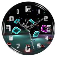 Neon Clock Live Wallpaper on 9Apps