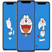 Blue Cat Cartoon Wallpaper HD icon