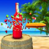 Target shooter Target Bottle blast bottle shoot icon