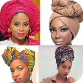 African head wrap styles icon