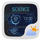 Science Weather Widget Theme