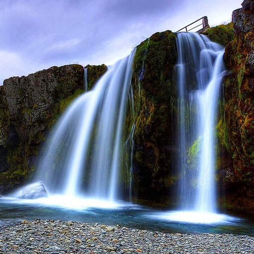 Waterfall Wallpaper (4k) أيقونة