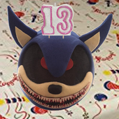 Sonic Exe Cake icon