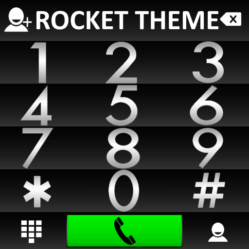 Theme Pure Black RocketDial icon