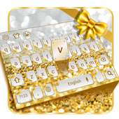 Teclado de oro y diamantes