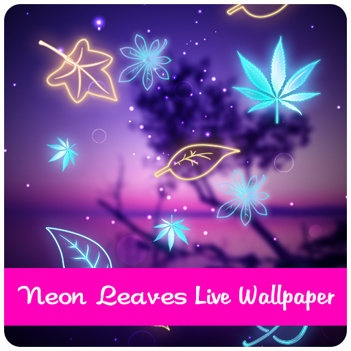 Neon Leaves Live Wallpaper icon