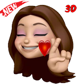 New Funny Emojis 3D Stickers WAstickerapps icon