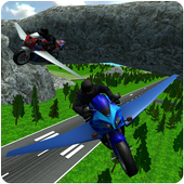 Flying Police Moto Bike SIM icon