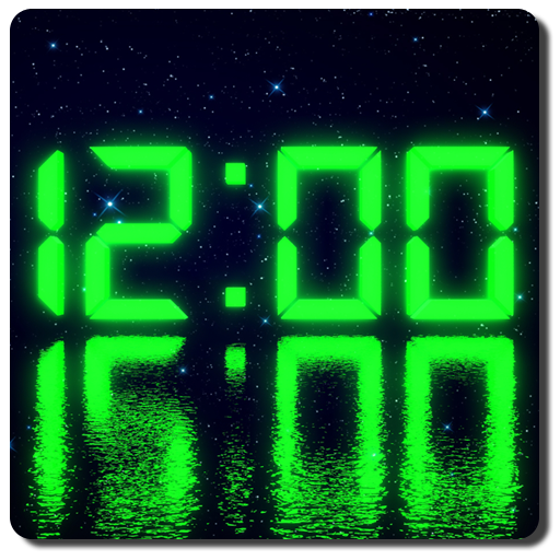 LED clock widget free icon