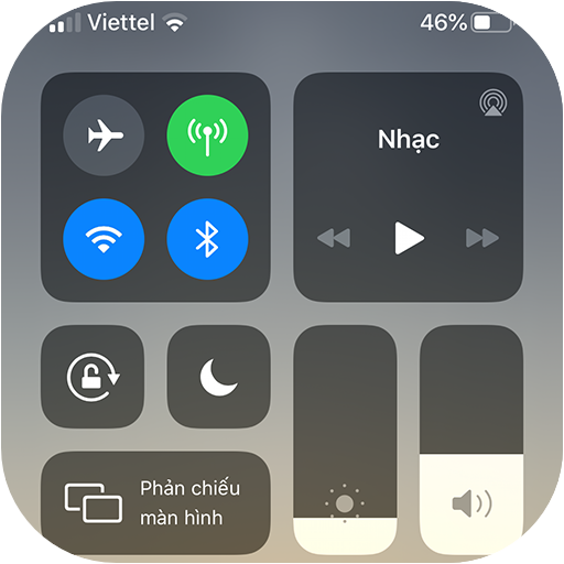 Control Center i-OS13 icon