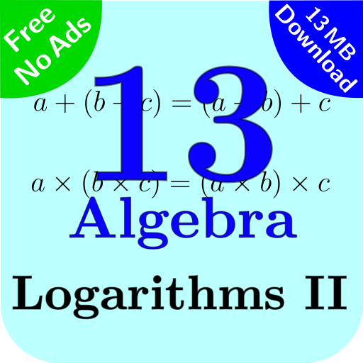 Algebra Tutorial 13: Logarithms II icon