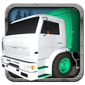 Garbage vehicle off road icon