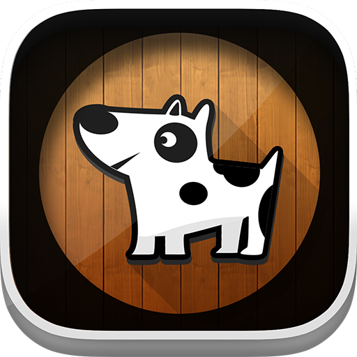 Through a hole - animals icon