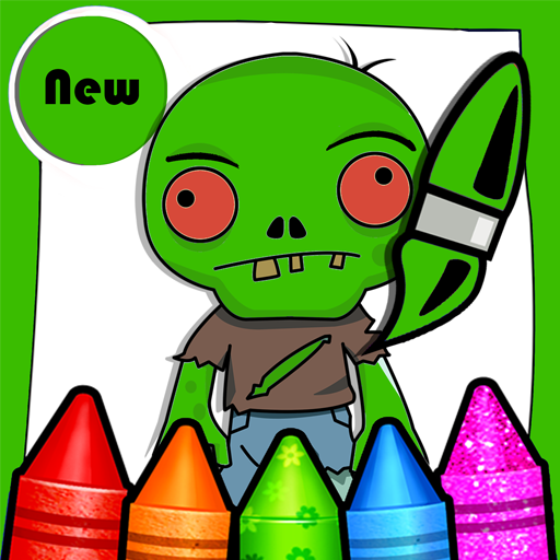 раскраска зомби иконка