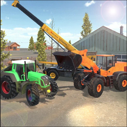 Excavator Crane Forklift Jcb Lifting World icon