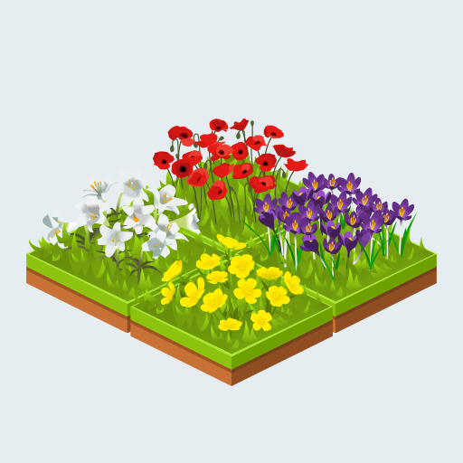 Flower Game - Garden Themed Merge Puzzle icon