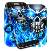 Flame Skull Theme icon