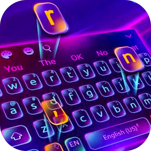 Neon LED Keyboard - Keyboard RGB أيقونة