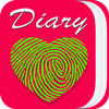 super diary with a fingerprint  2020 icon