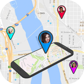 True location &amp; adress - Name full icon