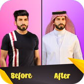 Arab Man Photo Suit Maker icon