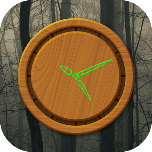 Wood Clock Live Wallpaper icon