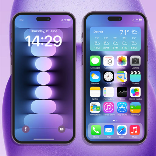 iPhone 15 Pro Launcher 4K icon