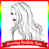 How to Draw Realistic Hair Step by Step icon