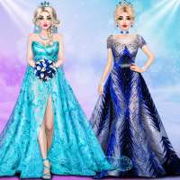 Ice Princess Wedding Dress Up on 9Apps