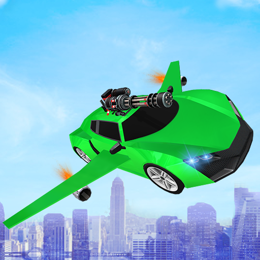 Flying Car Driving &amp; Shooting icon