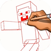 How to Draw Minecraft icon