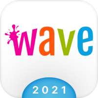 Wave Animated Keyboard + Emoji