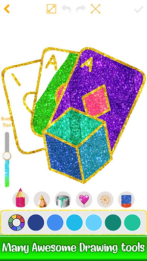 Learn to Draw , Glitter & Color: Draw Step by Step screenshot 4