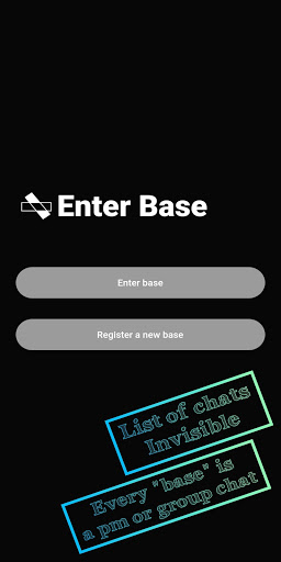 SecretBase - hidden private chat app messages 💬 screenshot 3