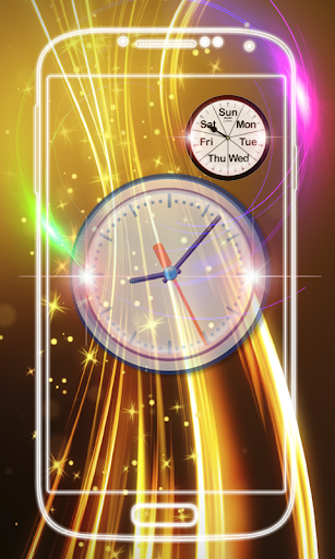 Gold Clock Live Wallpaper screenshot 4