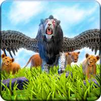 Angry Flying Lion Simulator 3d