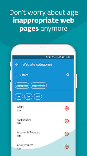 ESET Parental Control screenshot 1