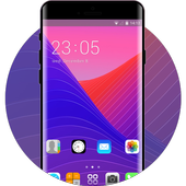 Theme for Iphone 7 plus colorful wallpaper icon