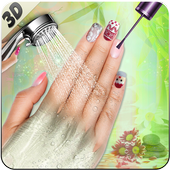 3D Nail Art Manicure Nail Salon Games for Girls icon