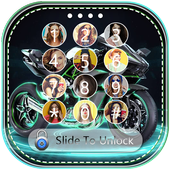 Racing Bike Lock Screen icon