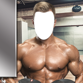 Bodybuilder Photo Camera icon