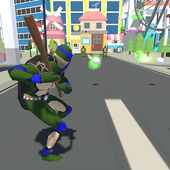 Baseball Ninja Star 3D: Turtle City Championship icon