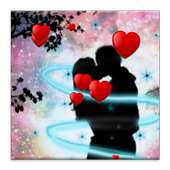 Romantic floating hearts LW on 9Apps