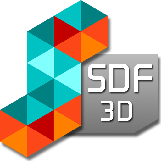 SDF 3D icon