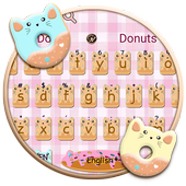 Colorido teclado Donut icon