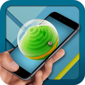 Ball spirals into the hole icon